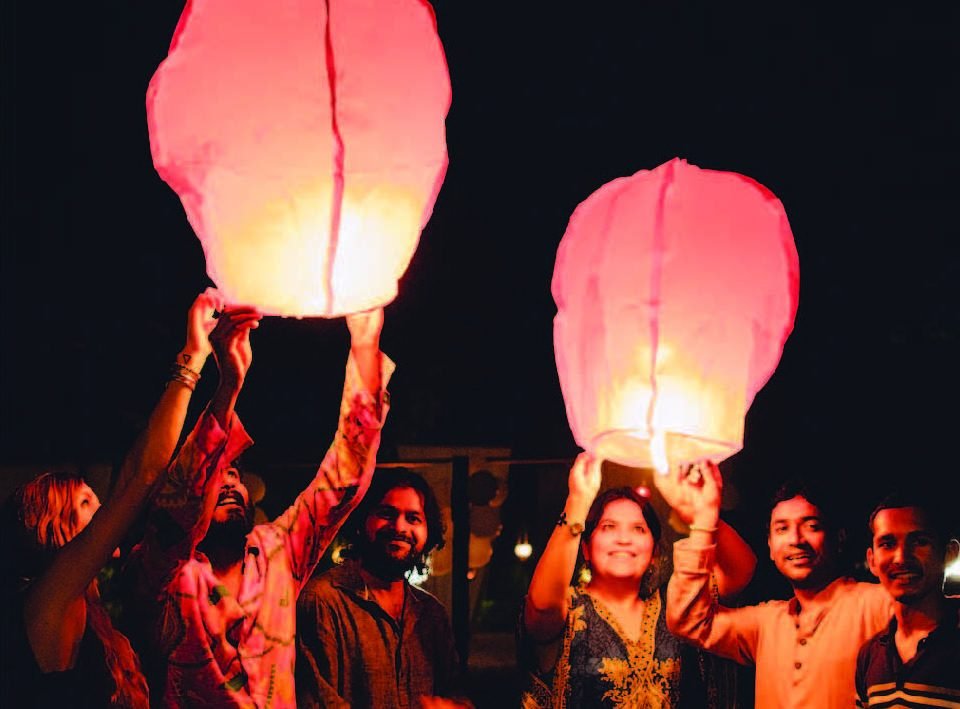 Christmas celebration at swan yoga retreat